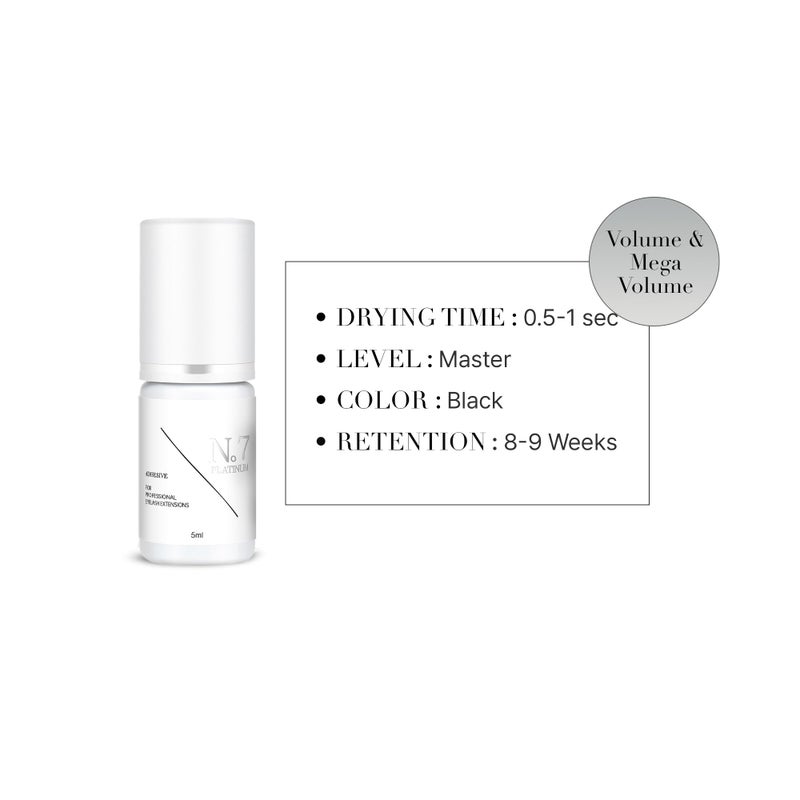 DLUX PROFESSIONAL Eyelash Extension Glue for Professionals - 9 Weeks Retention, 0.5 Sec Drying Time, Latex Free Semi Permanent Individual & Volume Lash Extension Glue - Image 4